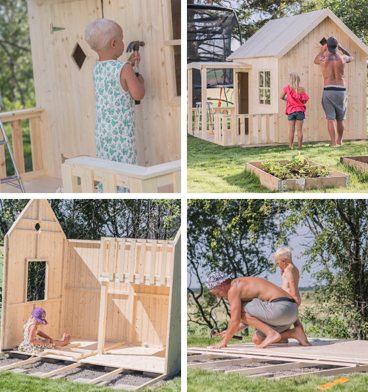 Construire une cabane enfant : achetez un kit prêt à l'emploi