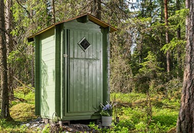 The outhouse – being inside while outdoors