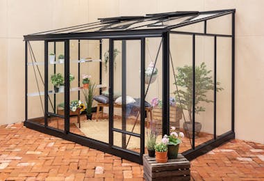 Lean-to greenhouses