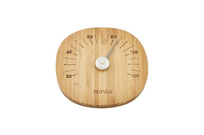 Rento Bastutermometer  - Mörk Bambu