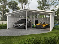 Garage Henry : un garage pratique sans portail de 23 m2