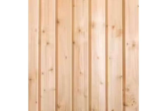 Dakisolatie en panelenpakket voor sauna van 4 m² - Grenen