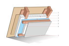 Kit d’isolation de toit, toit en appentis - Carl-Philip, 210 mm