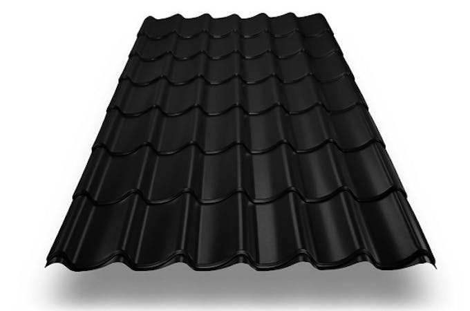 Kit de plaques de toiture 30 m2 - toit en bâtière noir