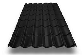 Metal Roofing Sheet Kit 110 m² - Pent Roof Black