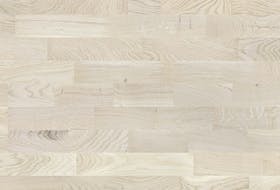Oak parquet flooring 25 m² white 