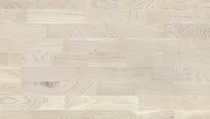 Oak parquet flooring 30 m² white 